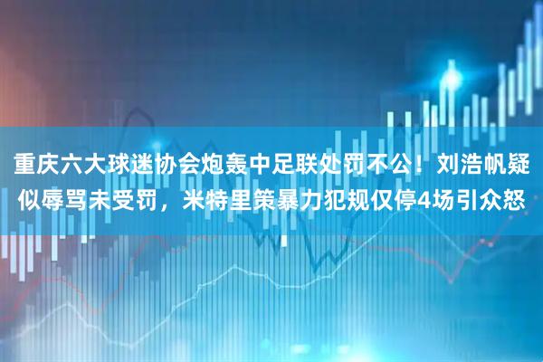 重庆六大球迷协会炮轰中足联处罚不公！刘浩帆疑似辱骂未受罚，米特里策暴力犯规仅停4场引众怒