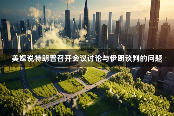 美媒说特朗普召开会议讨论与伊朗谈判的问题
